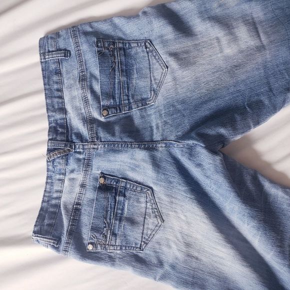 Seductions FD Low Waisted Straight Leg Jeans - Picture 8 of 16